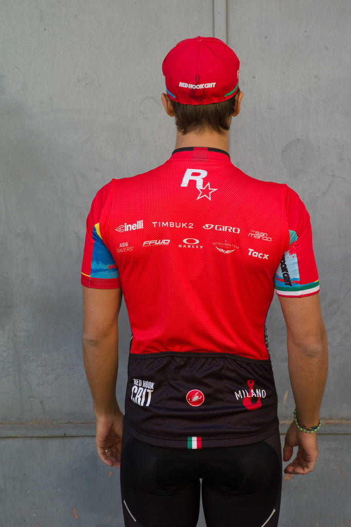 Club Ride CR rouge 1/2 fermeture éclair vélo cyclisme maillot Club Ride CR rouge 1/2 fermeture éclair vélo cyclisme maillot